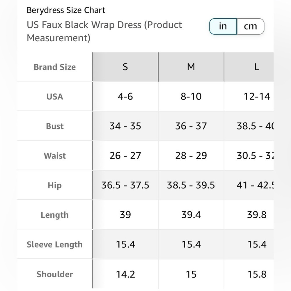 Berydress 3/4 Sleeve V Neck Sheath Casual Party‎ Work Faux Black Wrap Dre… - Picture 7 of 7